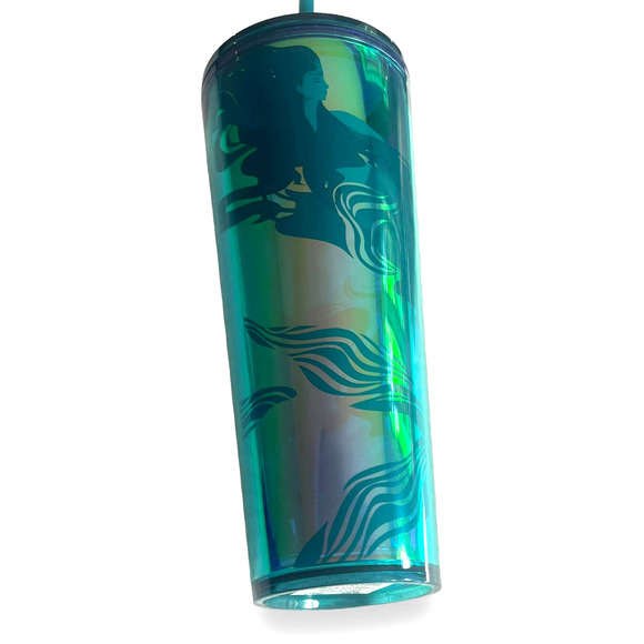 Starbucks Other - Starbucks Iridescent Holographic Glacier Dichroic Siren Venti 24oz Cold Tumbler